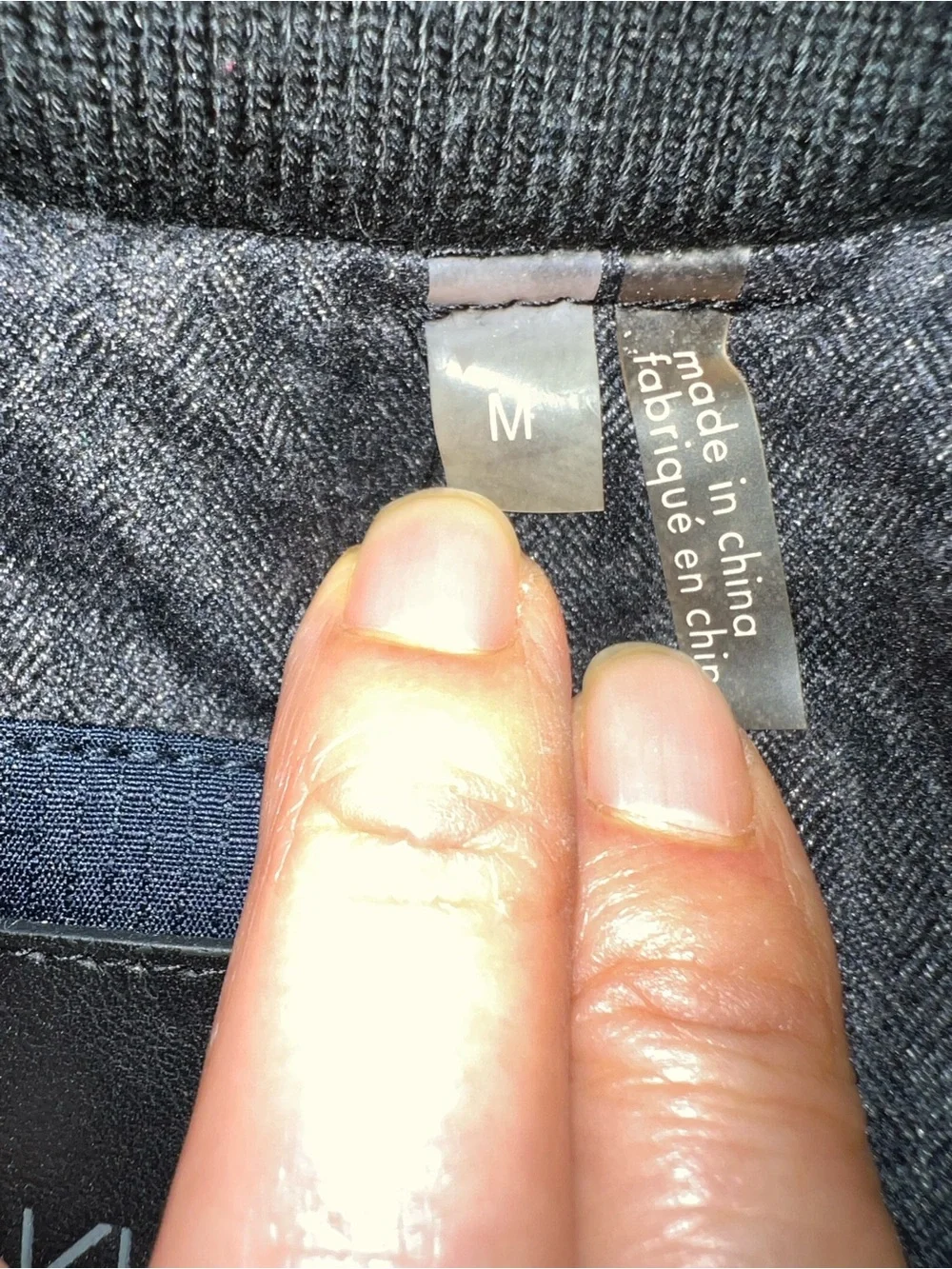 Calvin Klein Men's Dark Navy Bomber Jacket